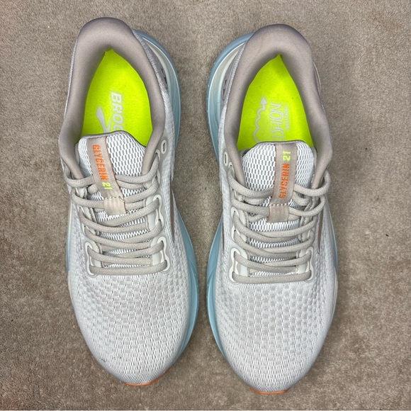 Brooks Women’s Glycerin 21 1204081B195 White Running Shoes Sneakers Size 10 B - Picture 5 of 9